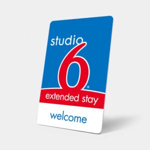 Studio6 extended stay Rfid key card