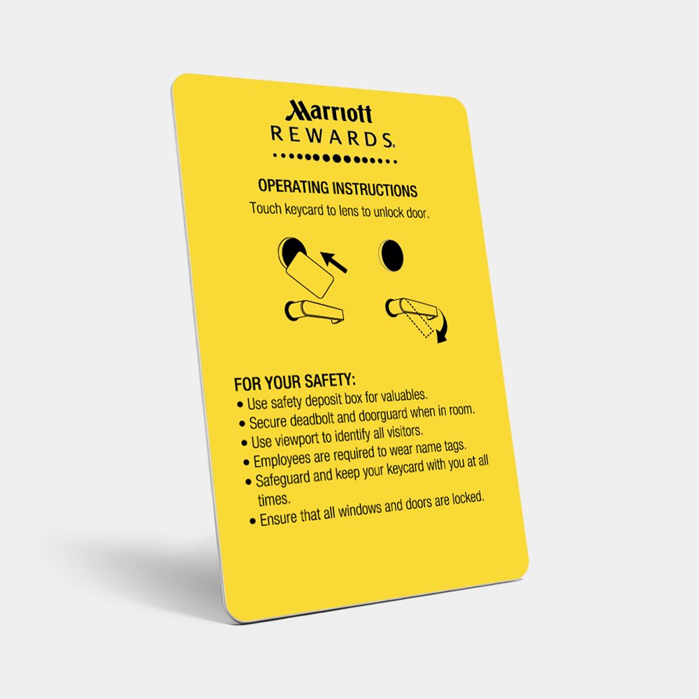 Marriott-Courtyard-Fun-Yellow-Card - Image 2